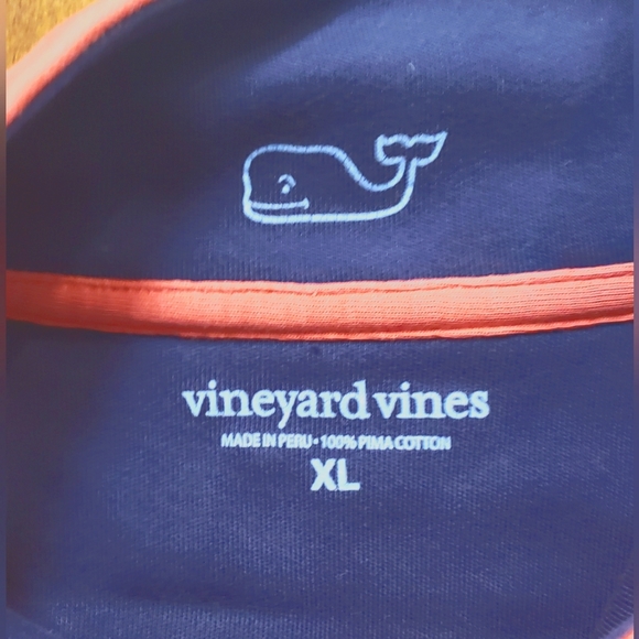 SOLD- Mens XL Vineyard Vines Quarter Zip Pullover - Picture 7 of 7